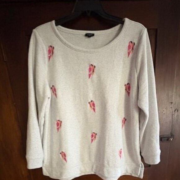 Talbots Parrot Sweatshirt Size 1X - Picture 2 of 2